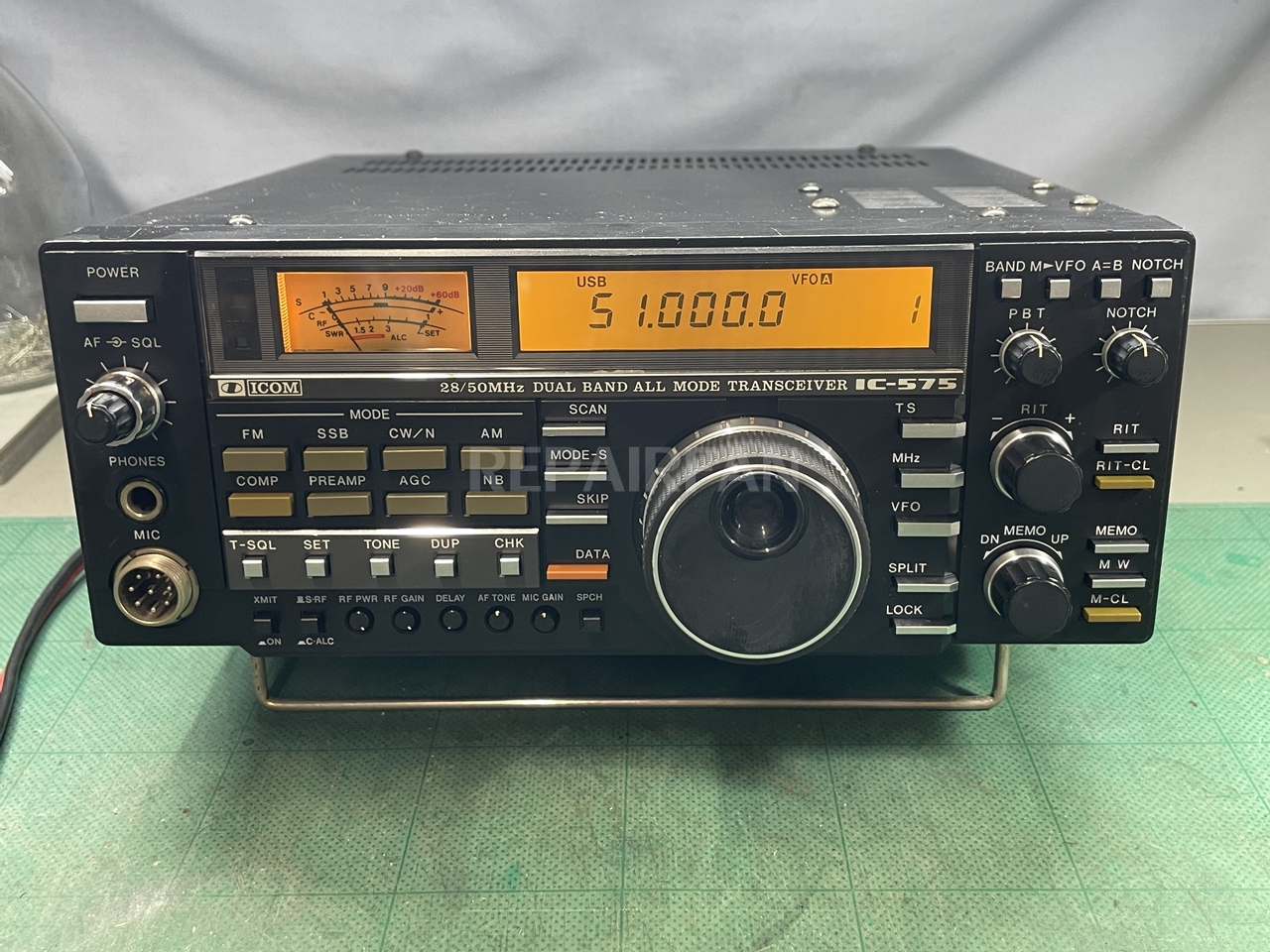 IC-x75 その1・575 音量不安定 修理 – REPAIRFAN